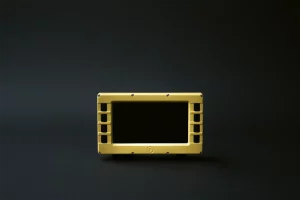 Front-facing display driver unit with reinforced frame and mounting support