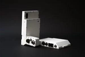 Commander driver terminal and interface driver terminal side-by-side showing distinct interface and connector layouts