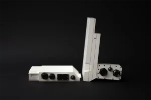Compact interface terminal with dual military-grade connectors and reinforced aluminum housing