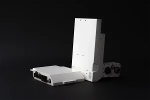 Rear view of interface driver terminal showcasing secure connection ports for embedded applications