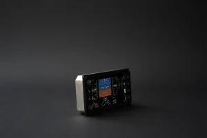 Front view of electronic flight display EFIS 207 with primary flight indicators and data overlays