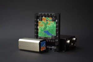 Standby instrument ESIS shown alongside EFIS display and mission computer components