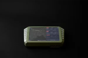 Target acquisition system displaying map and coordinate interface