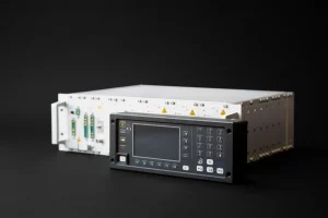 Train radio control terminal positioned in front of the main communication unit